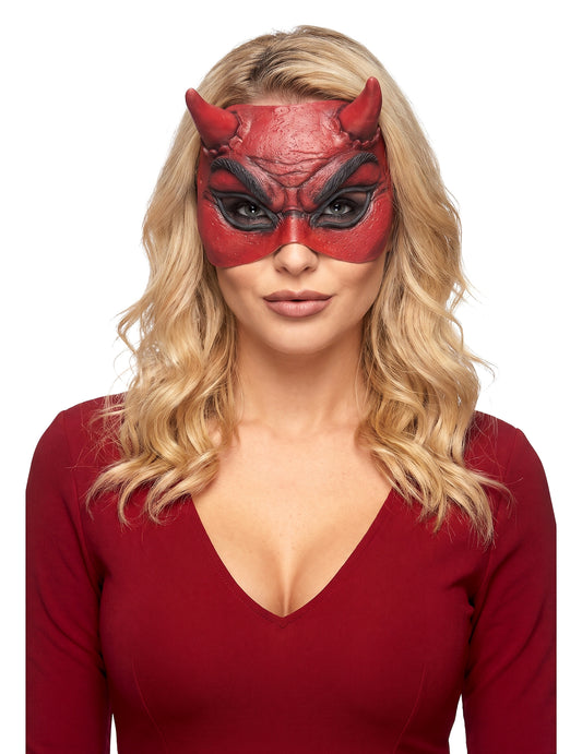 Antifaz de demonio látex adulto