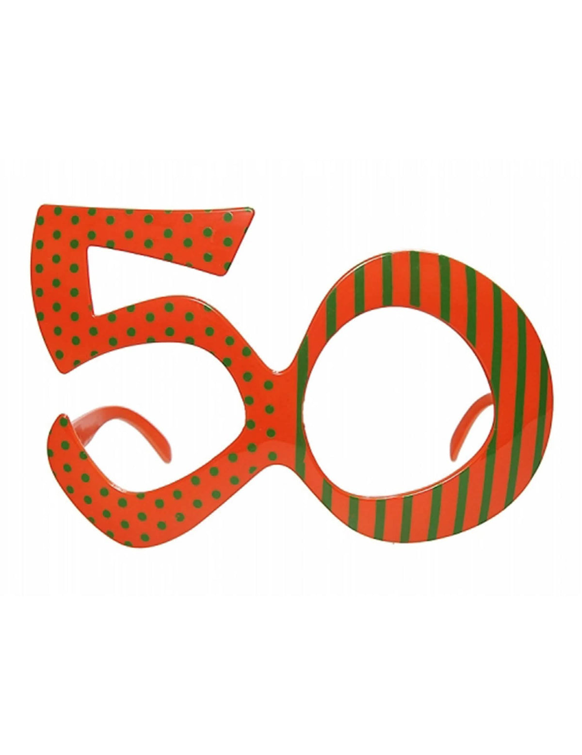 Vista frontal de las gafas edad 50