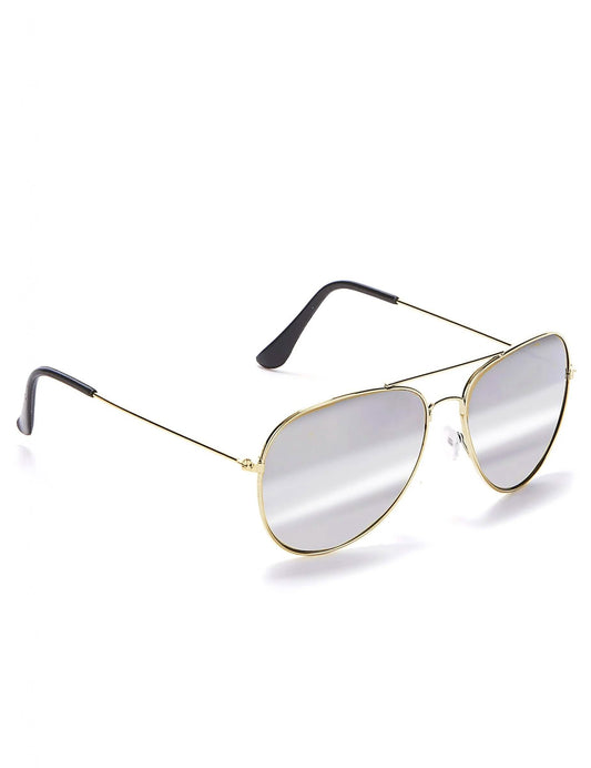 Vue de profil des lunettes d'aviateur pour adulte