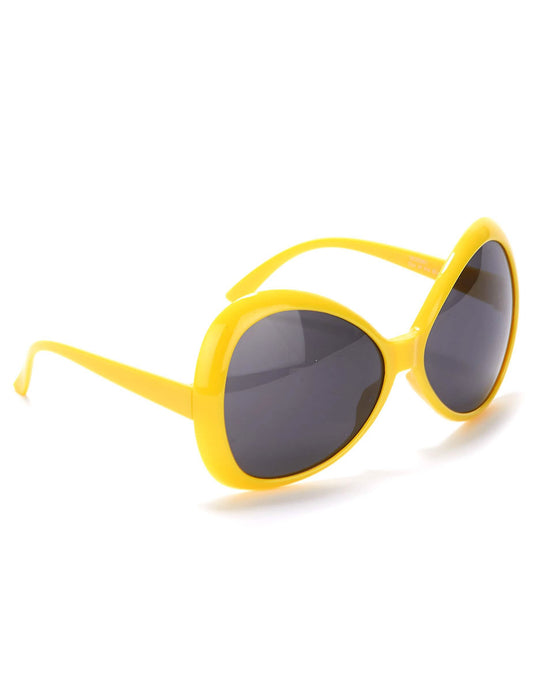 Gafas disco amarillas adulto