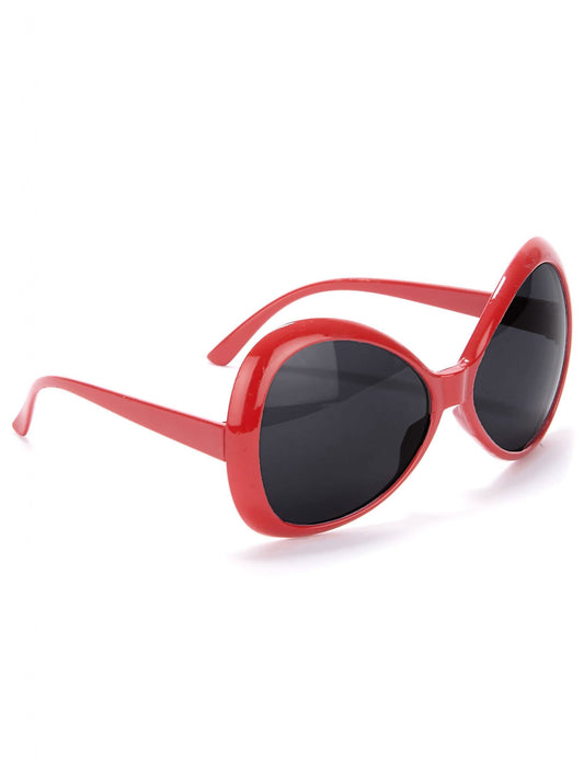 Gafas disco adulto rojas
