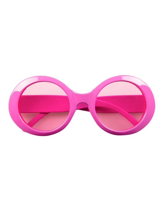 Vue de face des lunettes disco pour adulte
