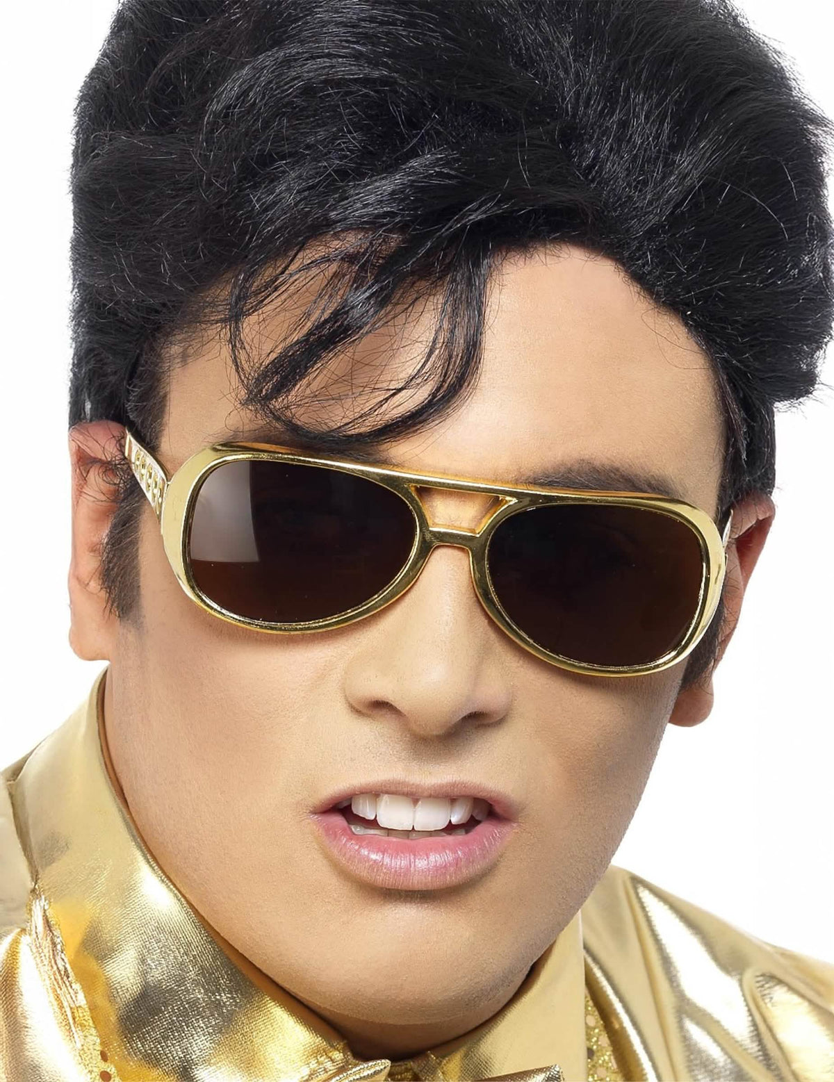 Primer plano de las gafas Elvis