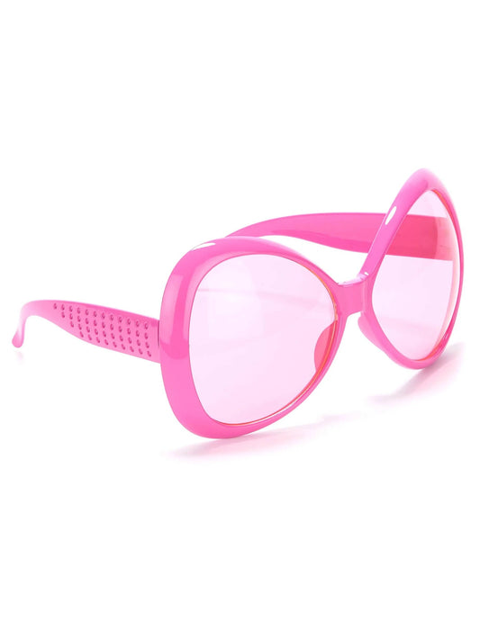 Gafas rosas disco adulto