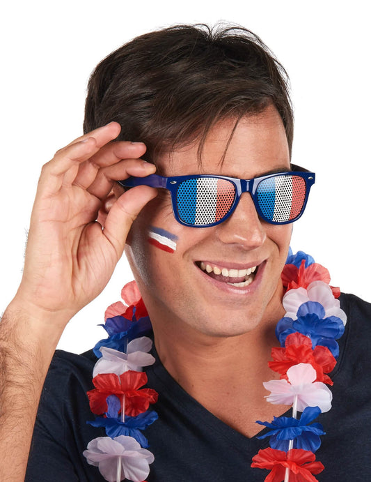 Gafas bandera Francia adulto