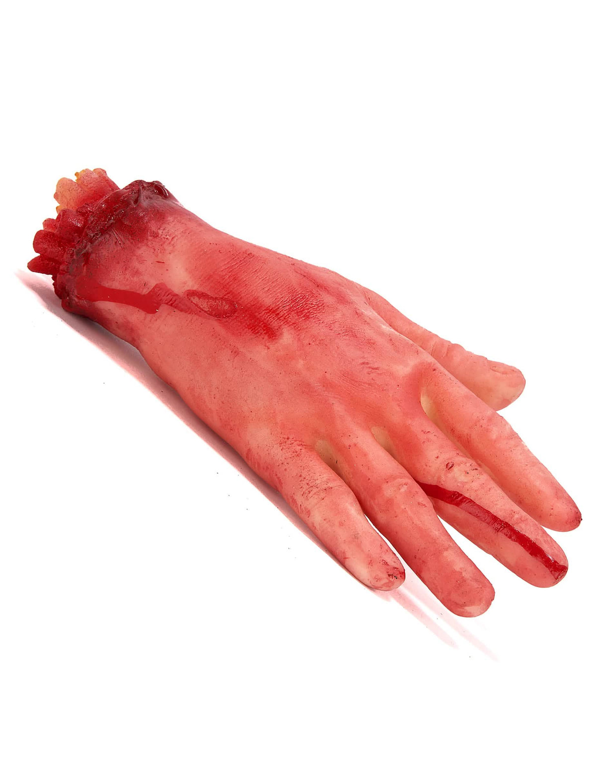 Cabeza cortada de halloween para adulto ensangrentada