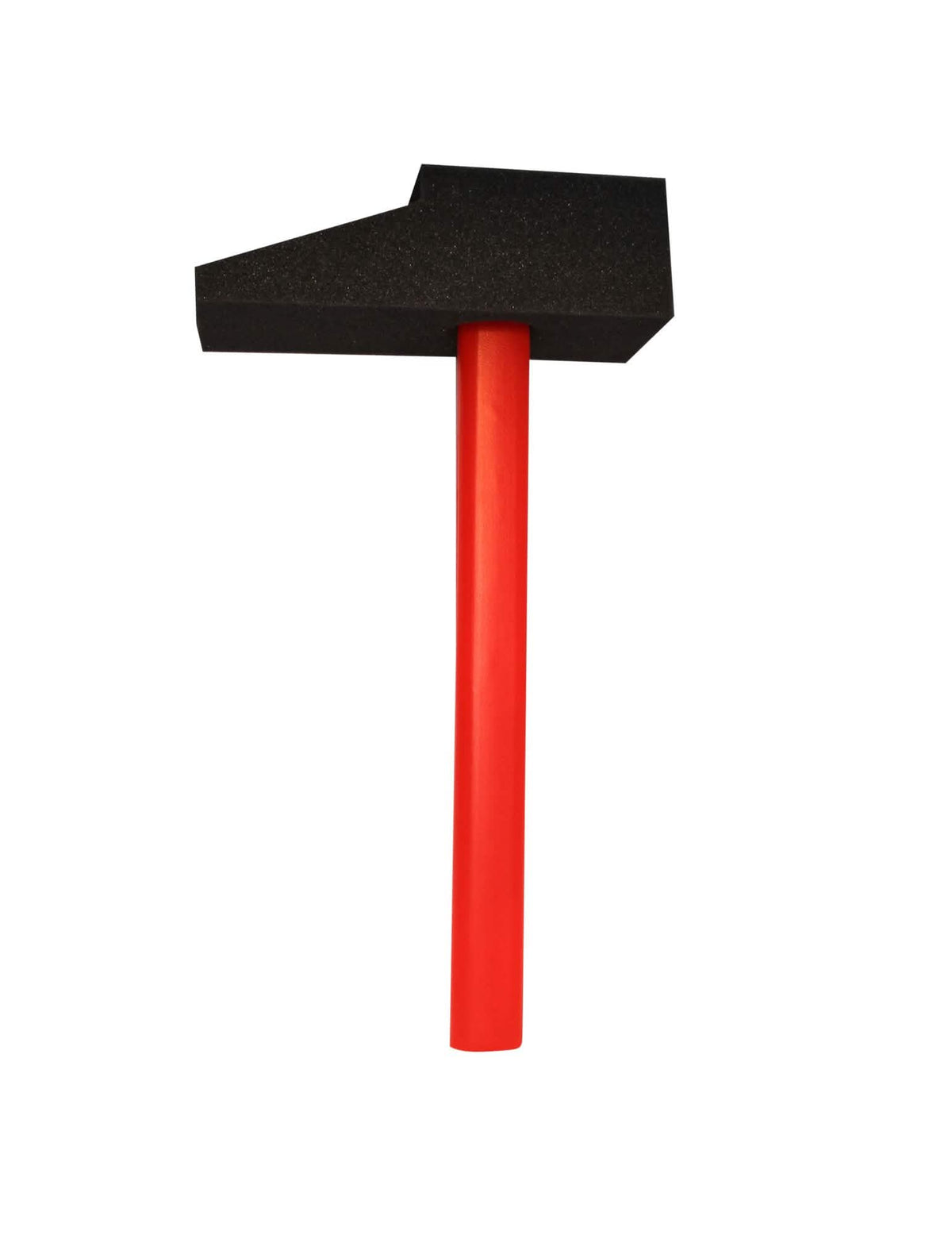 Martillo de espuma para adulto negro y rojo