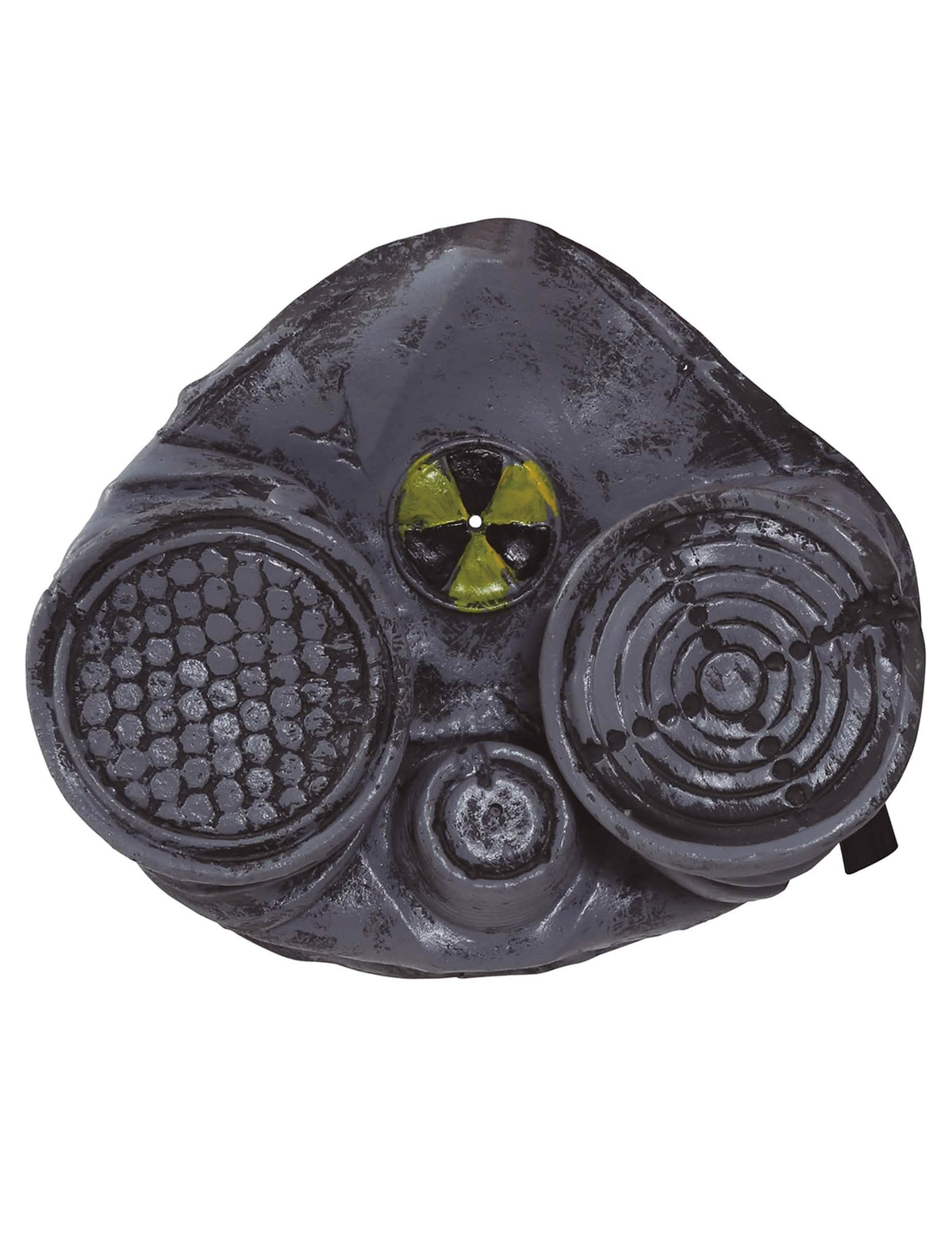 Vista frontal de la máscara de gas nuclear para adulto