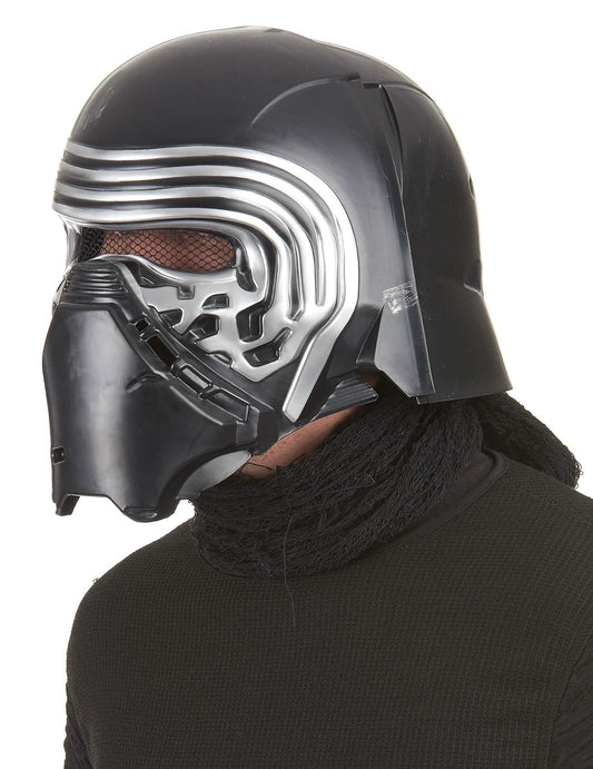 Vue de profil du masque luxe casque 2 pièces Kylo Ren Star Wars VII™
