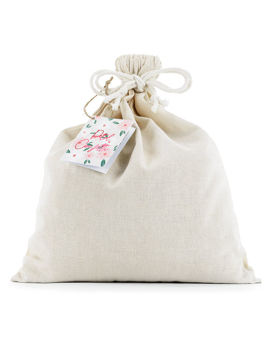 Maxi bolsa de confeti de flores naturales secas 400g rosa y naranja