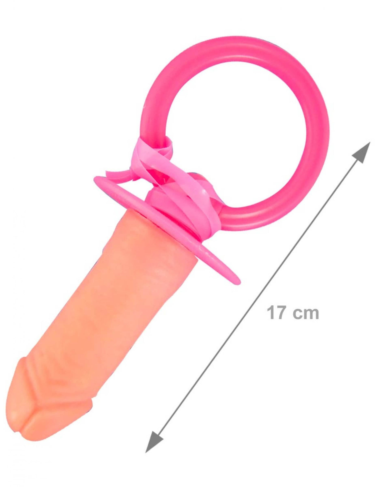 Mega piruleta pene para adulto rosa y color carne
