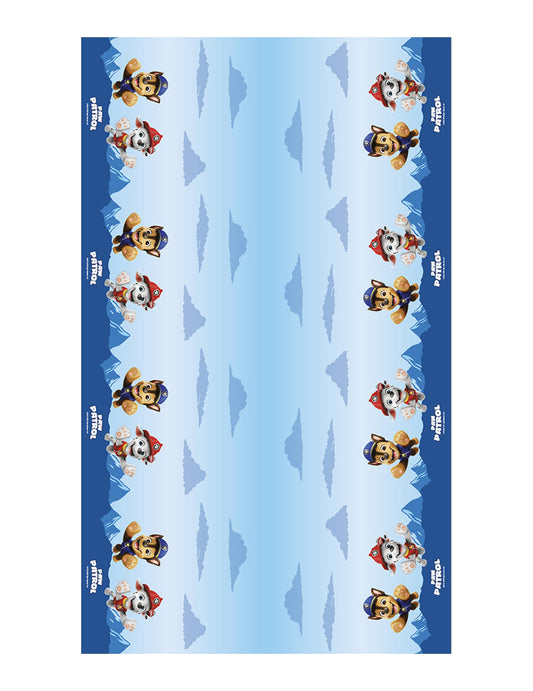 Mantel de papel azul Pat'patrouille™ 1,36 x 2,28 m
