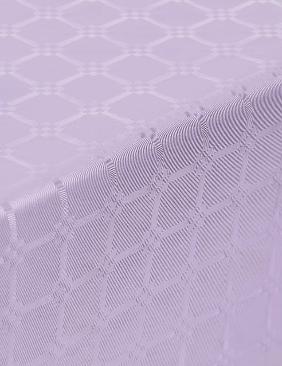 Detalle del motivo del mantel de papel damasco lila grueso