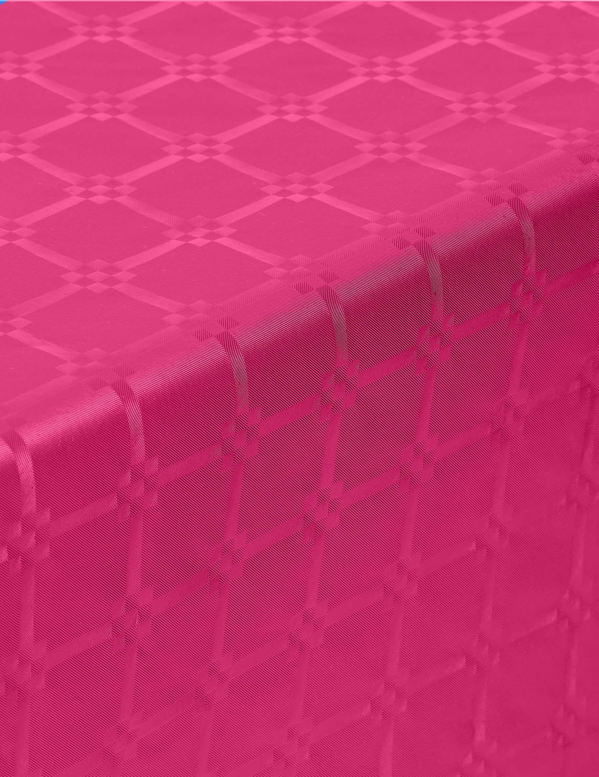 Primer plano de los motivos del mantel de papel damasco en rollo para fiesta