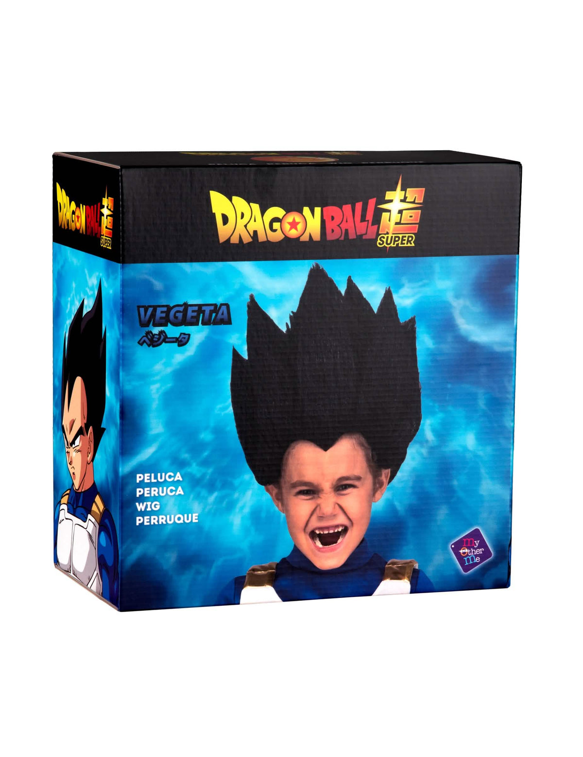 Caja de embalaje de la peluca Vegeta Dragon Ball™ para niño