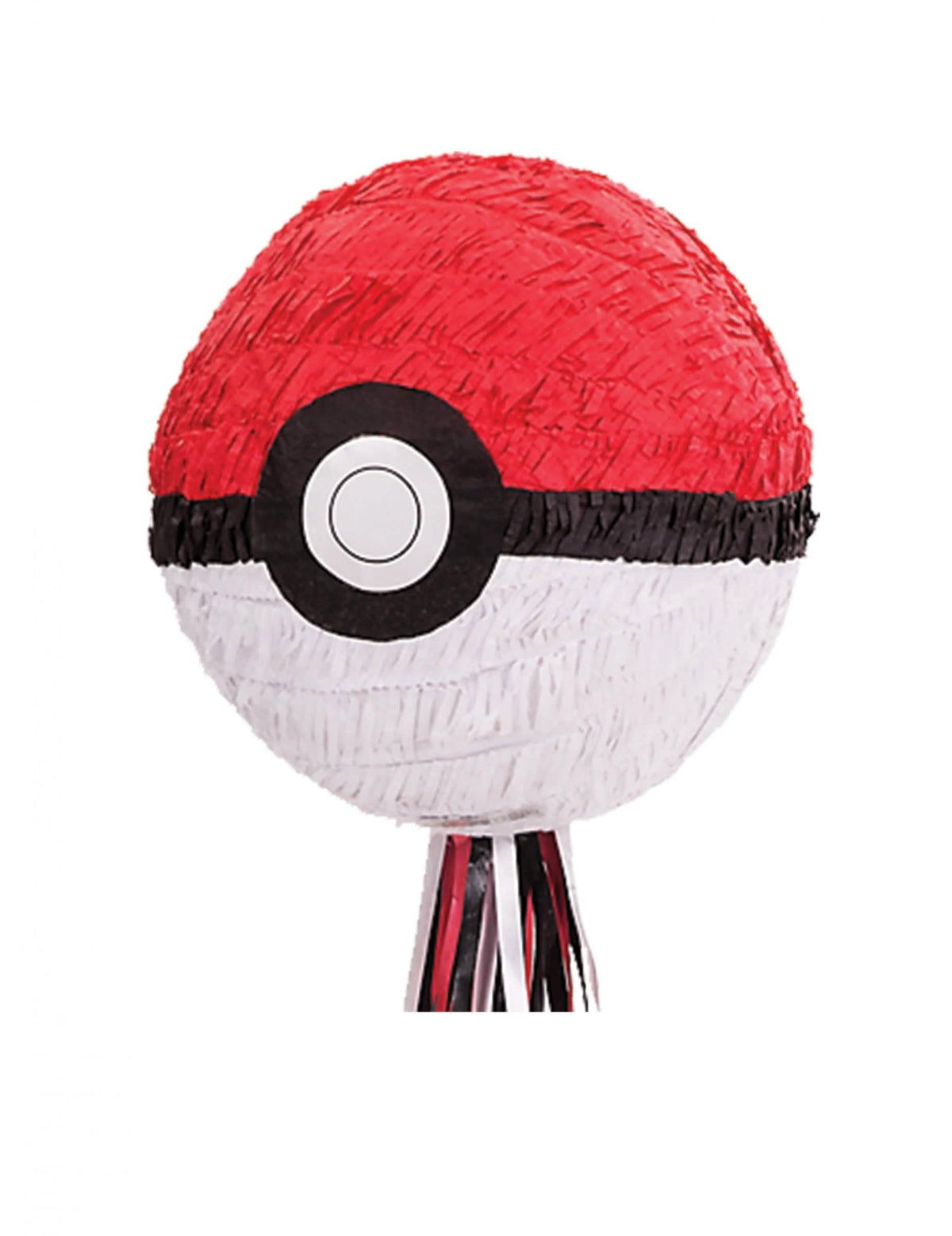 Piñata Pokéball Pokemon para niño roja y blanca premium