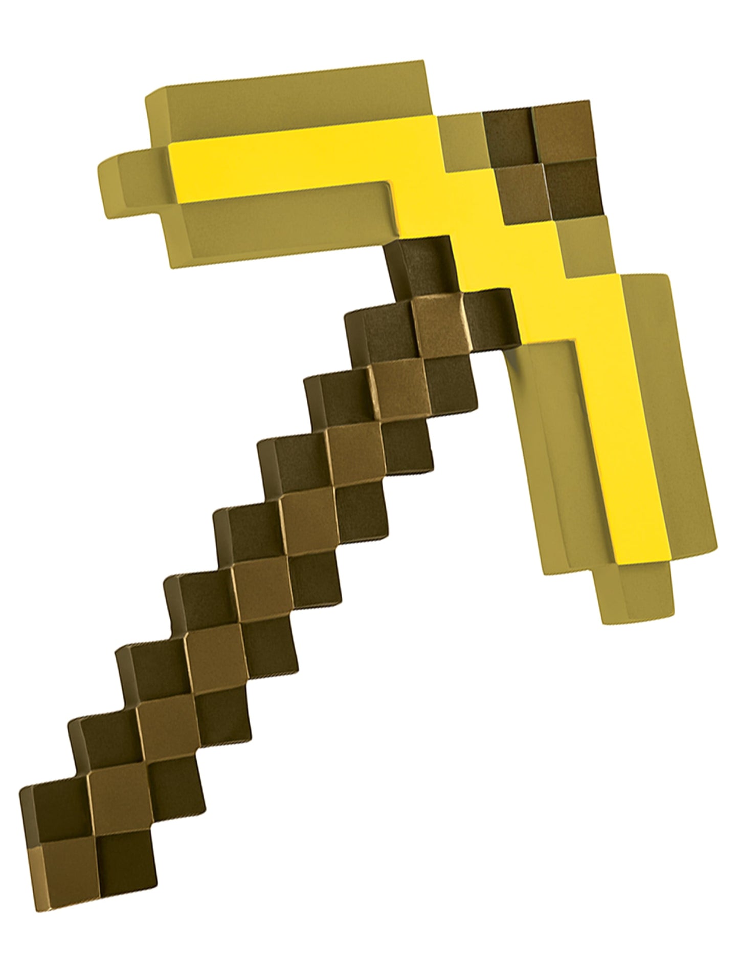 Pioche Minecraft pour enfant jaune doré