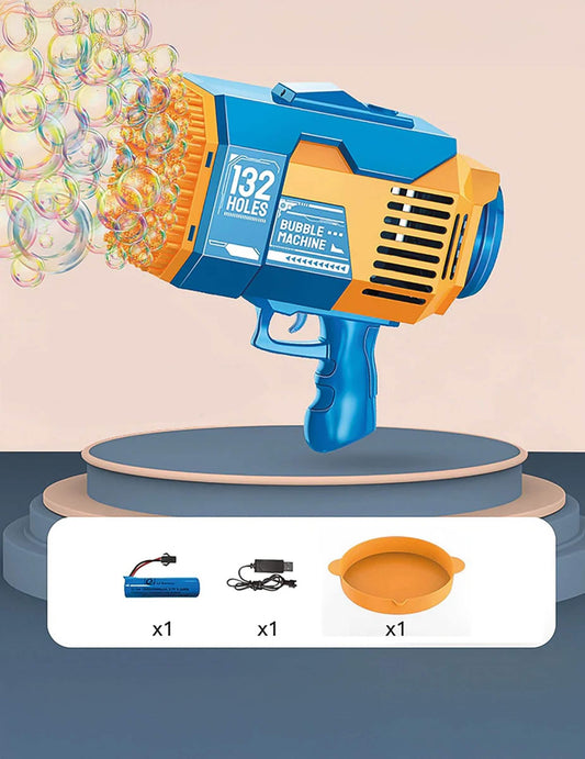 Accessoires fournis avec le pistolet à bulles de savon pour enfant