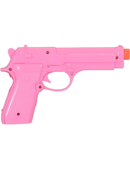 Pistola de juguete rosa 23 cm