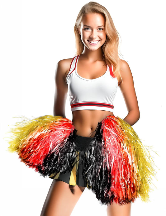 Mise en situation du pompon supporter Allemagne