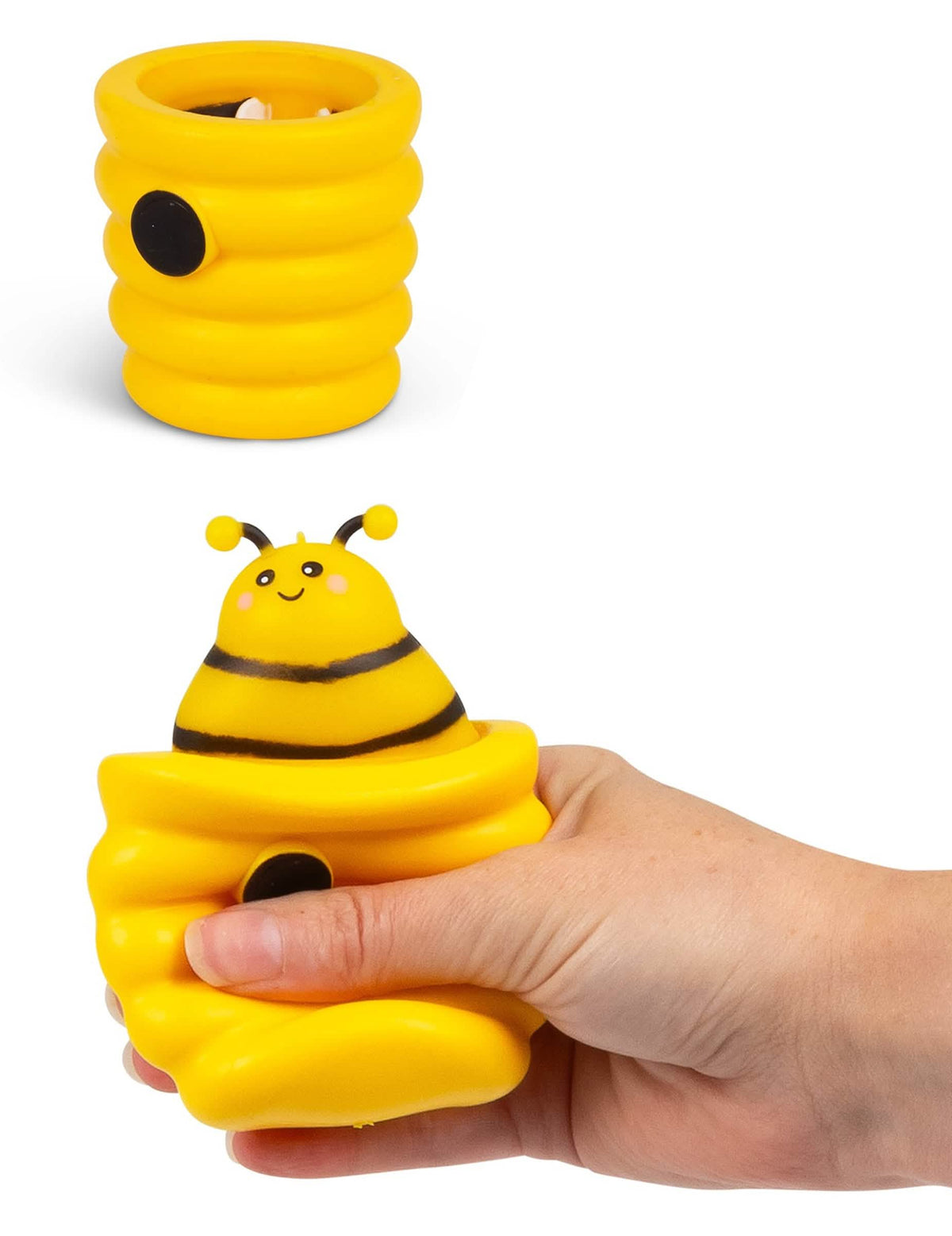 Juguete emergente abeja para niño amarillo y negro