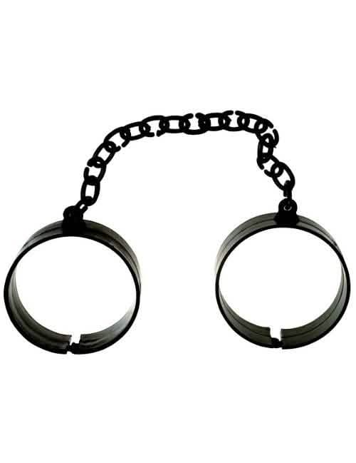 esposas de prisionero para adulto negras