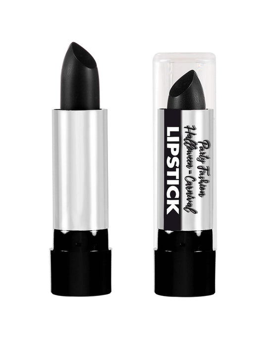 Barra de labios negra adulto Halloween