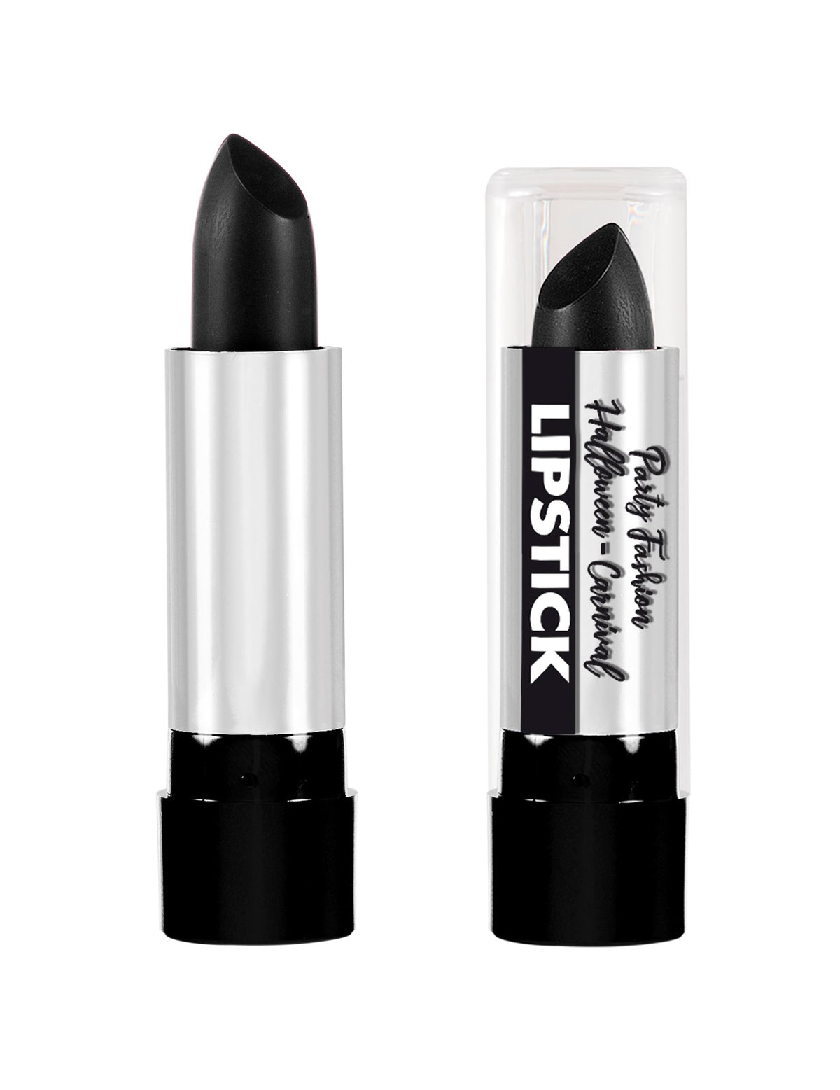 Barra de labios negra adulto Halloween