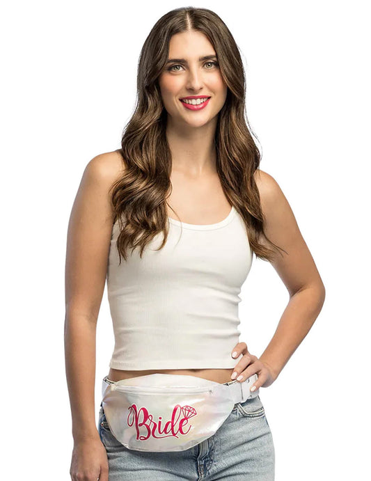 Riñonera Bride blanca adulto