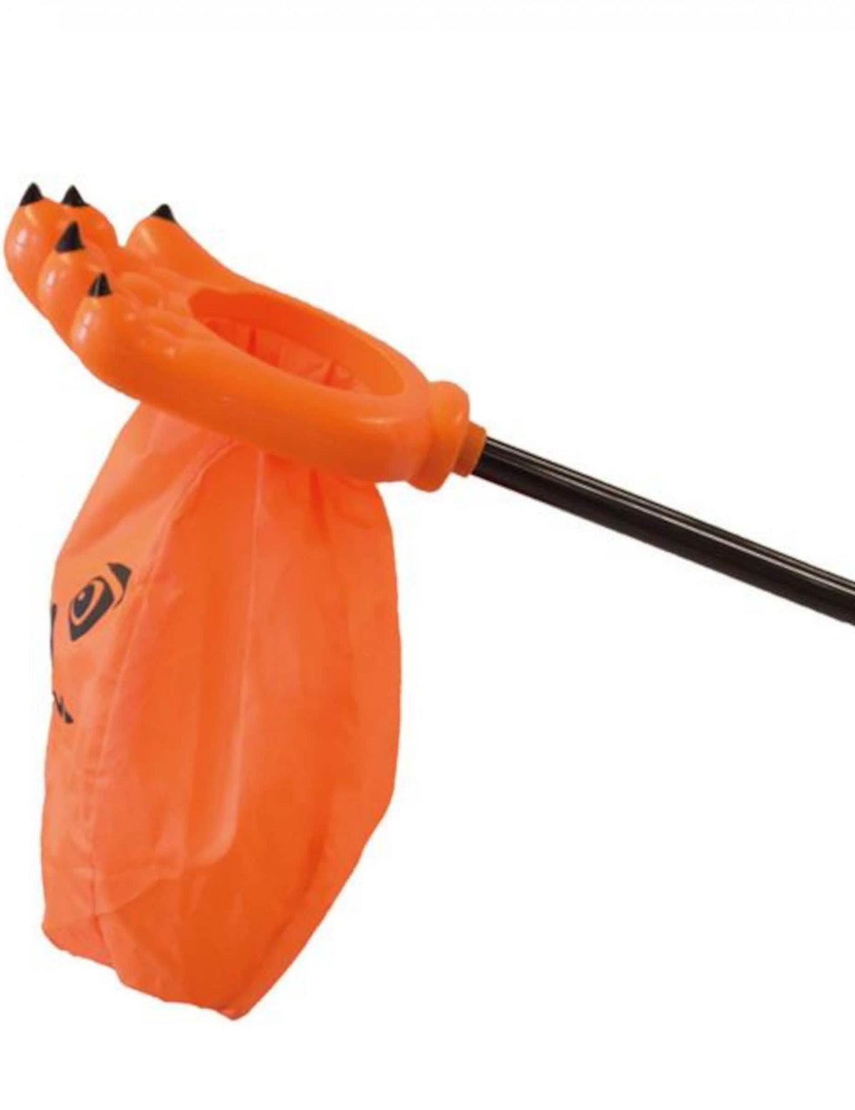 Bolso de mano calabazas halloween para niño naranja con asa negro
