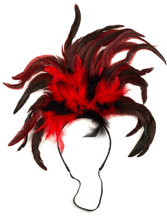 Diadema cabaret plumas adulto