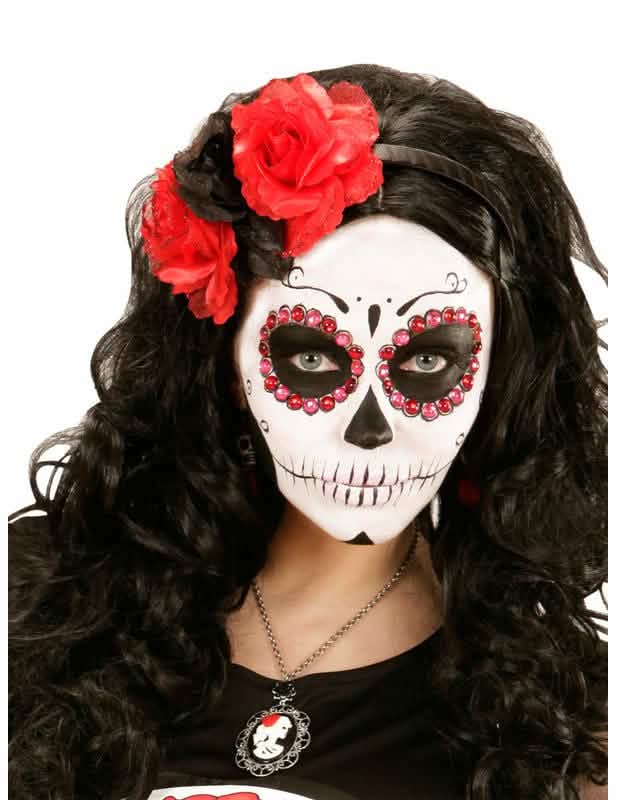 Mise en situation del diadema día de los muertos
