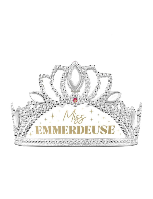 Detalle del diadema del set accesorios miss pesada bufanda y diadema