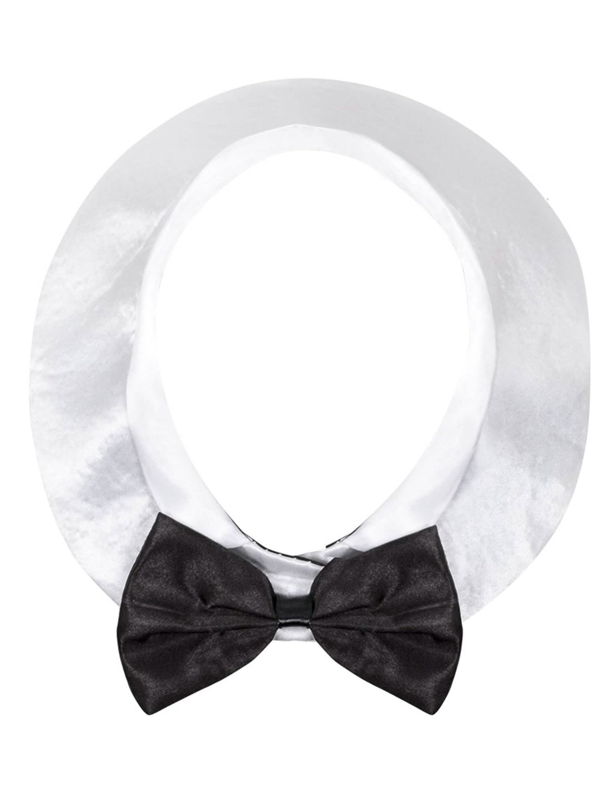 Cuello blanco con pajarita negra del set conejo sexy para adulto
