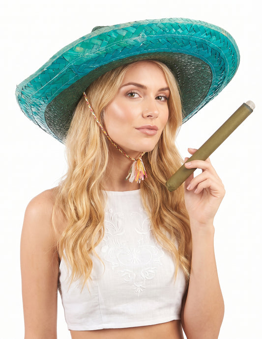 Sombrero mejicano verde