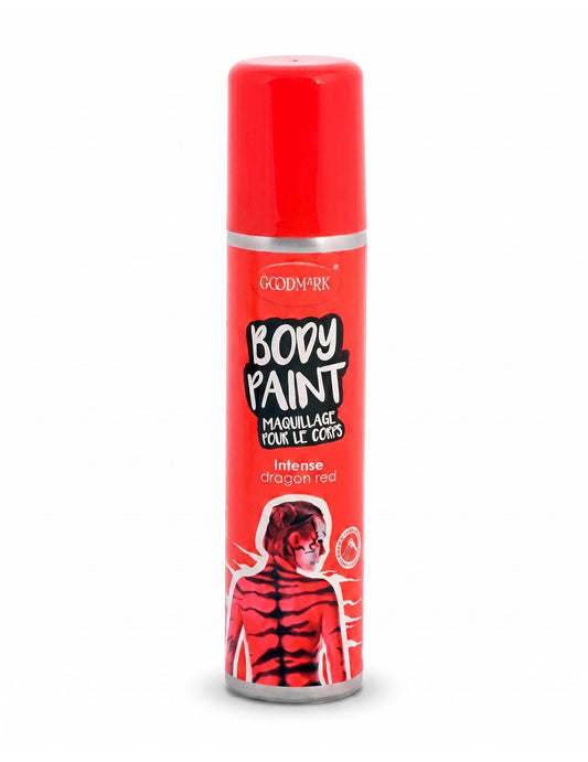 Spray rojo para cuerpo y pelo