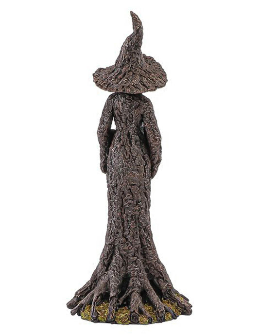 Estatua decorativa de resina de bruja del bosque 17 x 12,5 x 40,5 cm