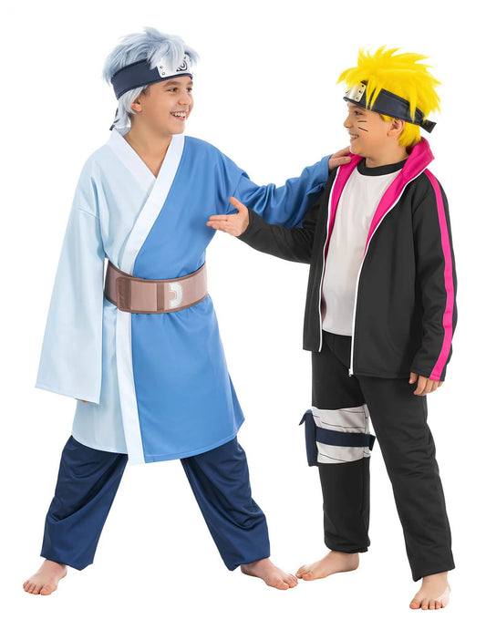 Disfraz de pareja Mitsuki y Boruto™ para niños