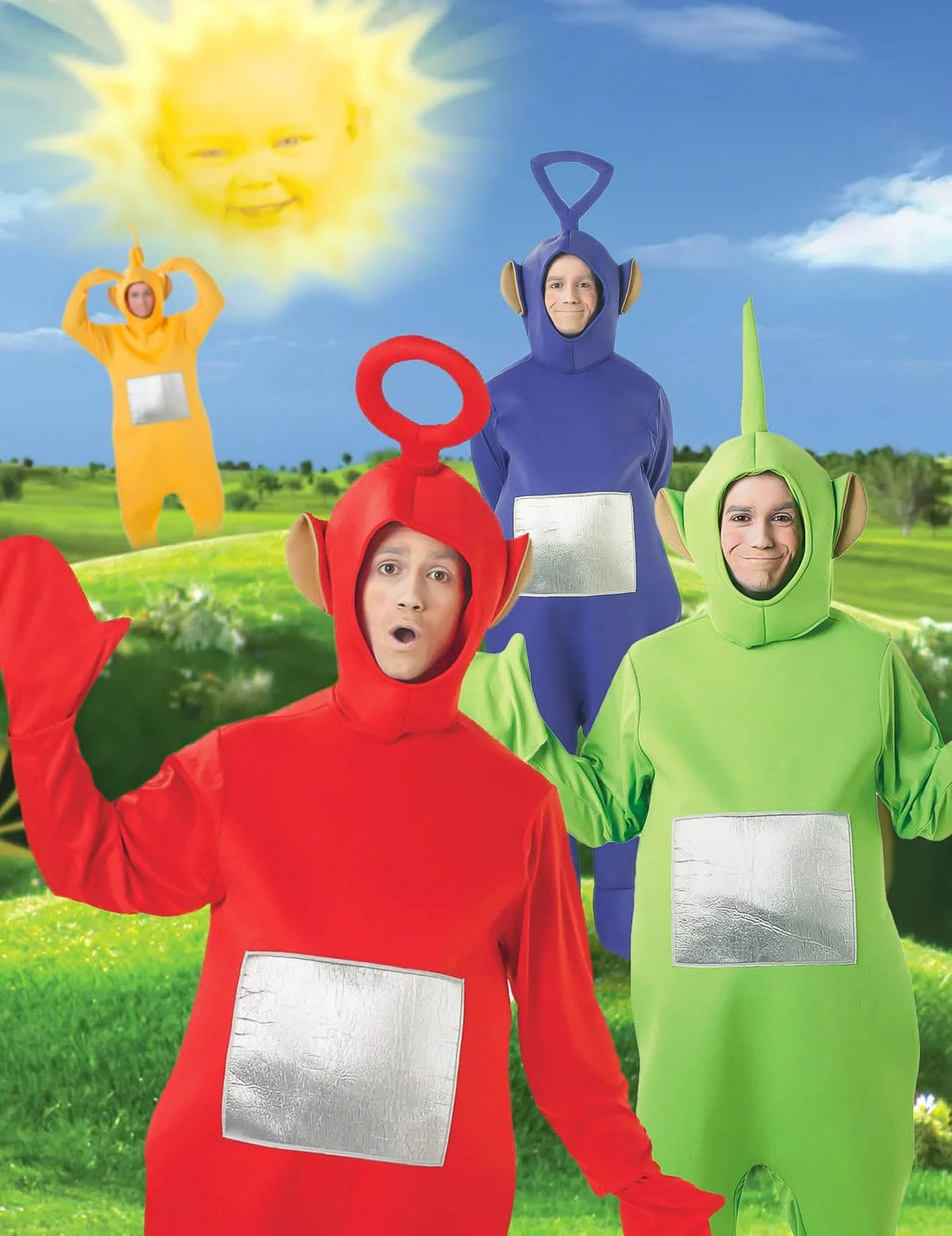 Disfraz de grupo de los Teletubbies