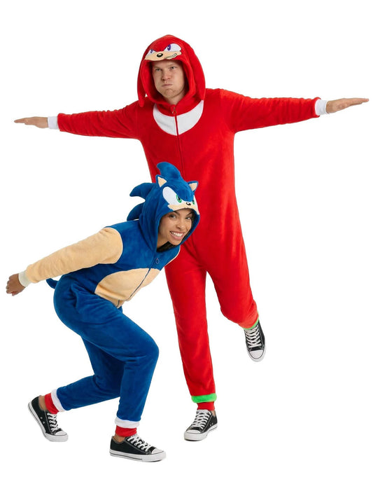 Disfraz de pareja Sonic y Knuckles™ para adultos