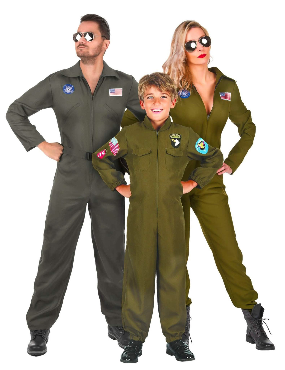 Disfraz de piloto de familia