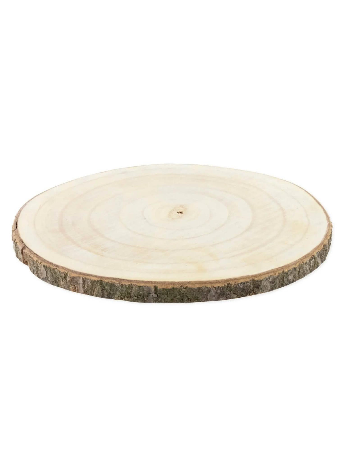12 rodajas de madera natural 28 a 33 cm
