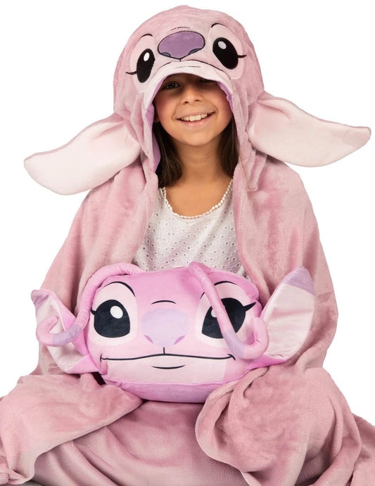 Juego de manta y almohada de forro polar Angel™
