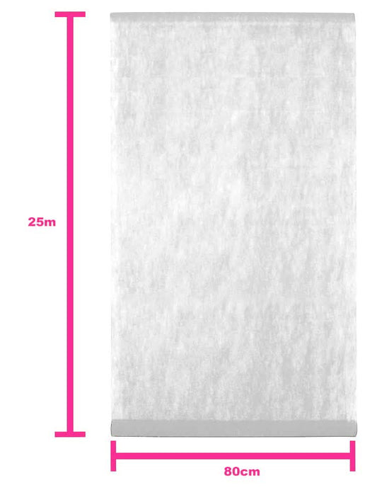 Dimensions de la tenture de mariage blanche en tissu intissé