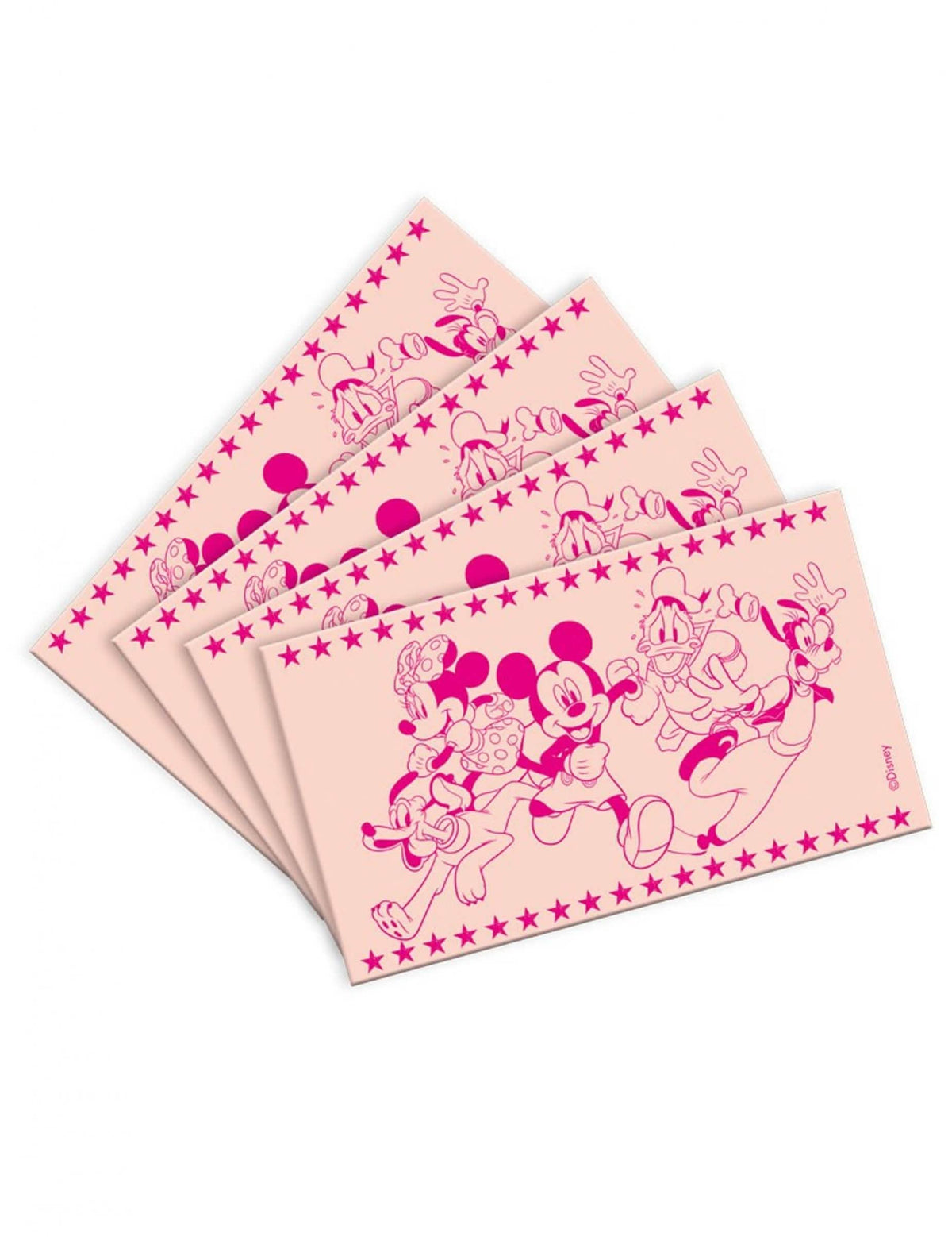 Entradas ilustradas de la hucha con caramelos Mickey