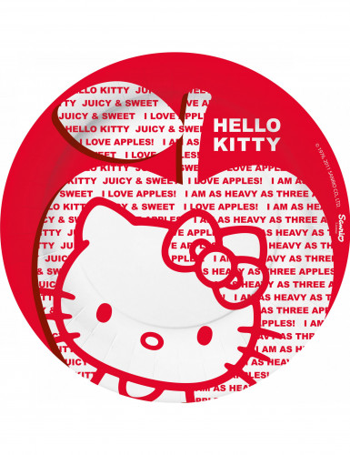 10 platos Hello Kitty Apple?