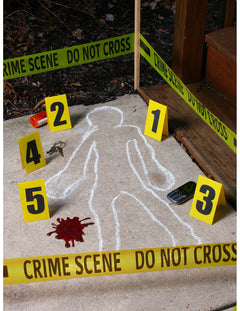 Decoración de sala Escena del crimen