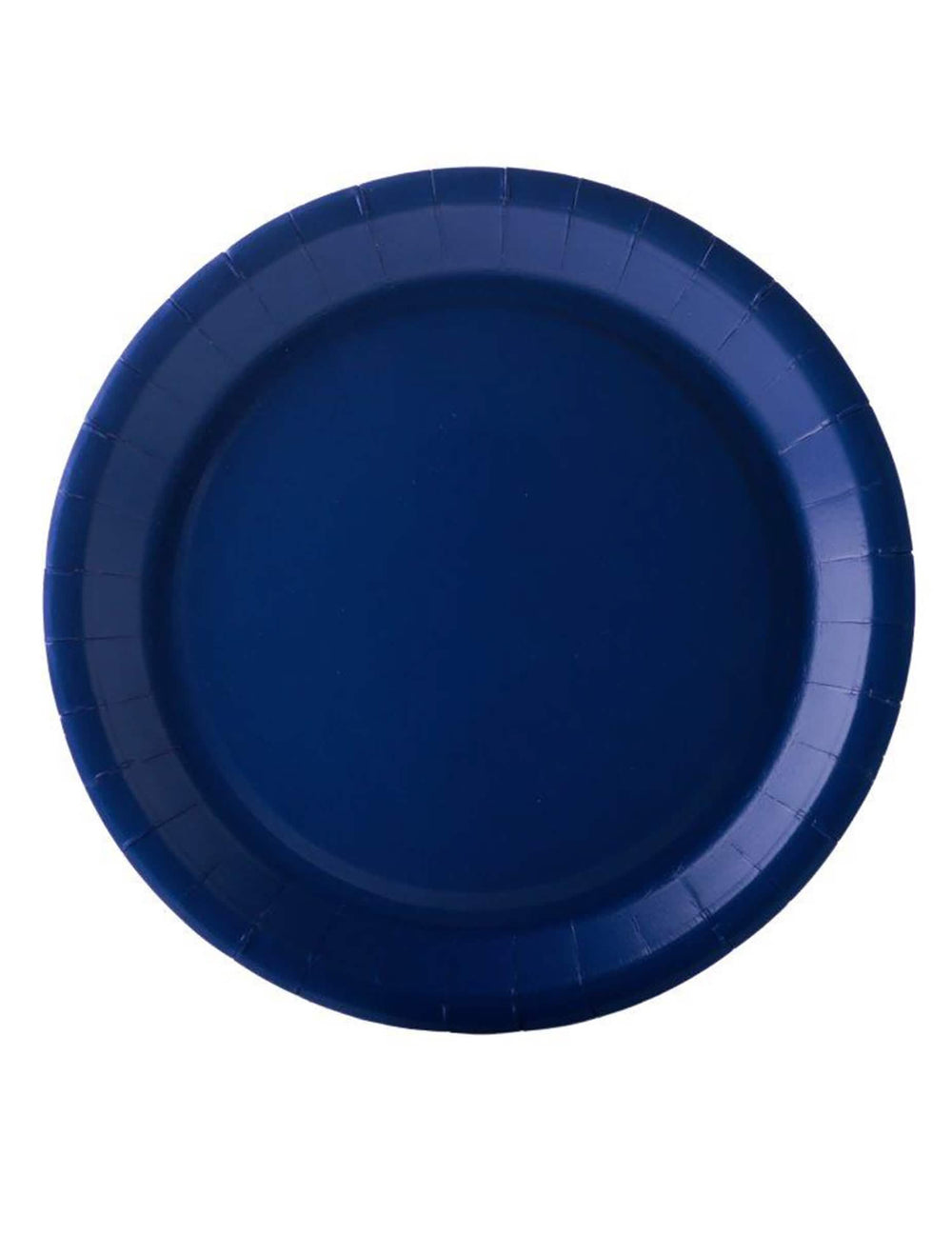 Assiettes en carton bleu marine pour fête