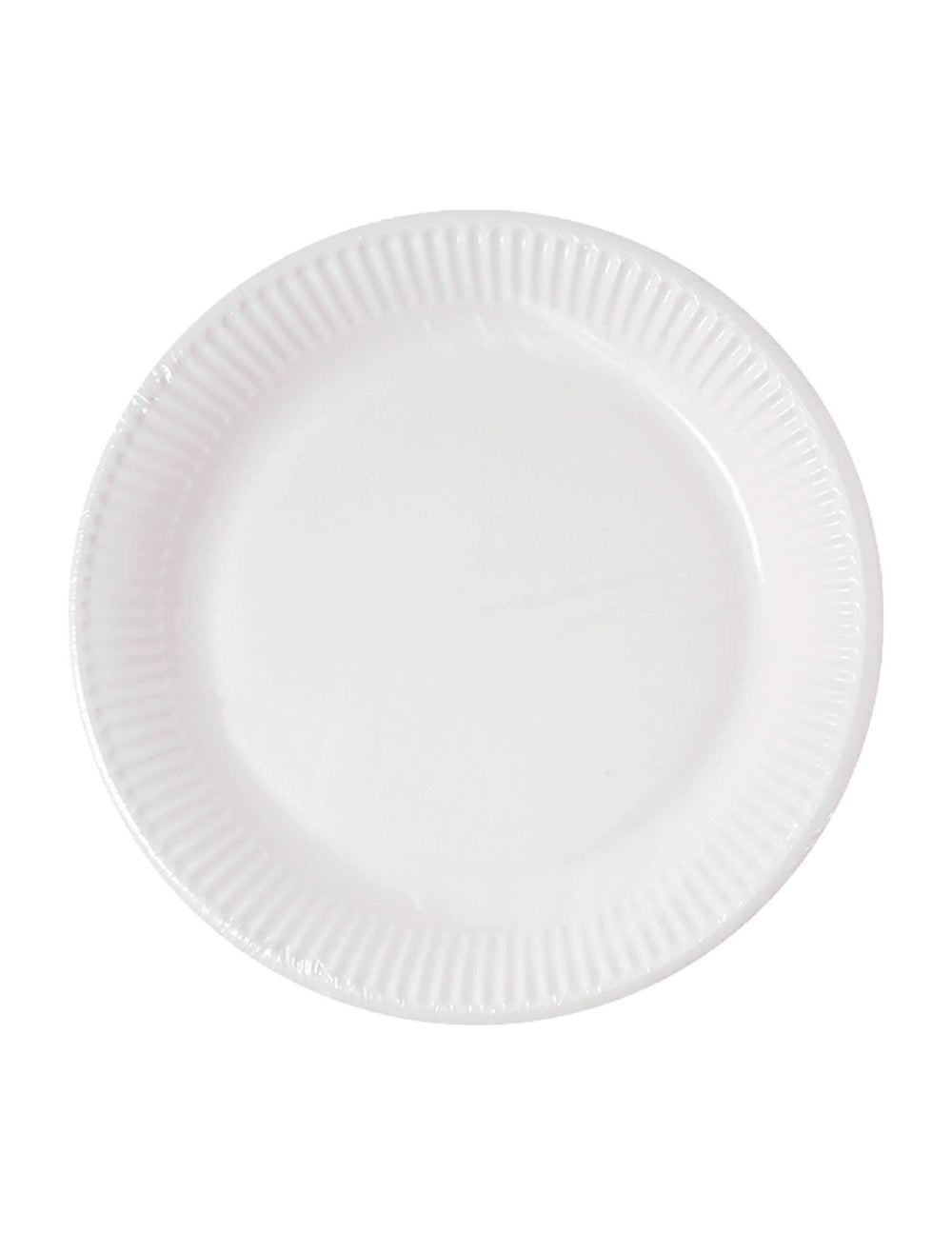 Assiettes en carton home compostable pour fête blanches