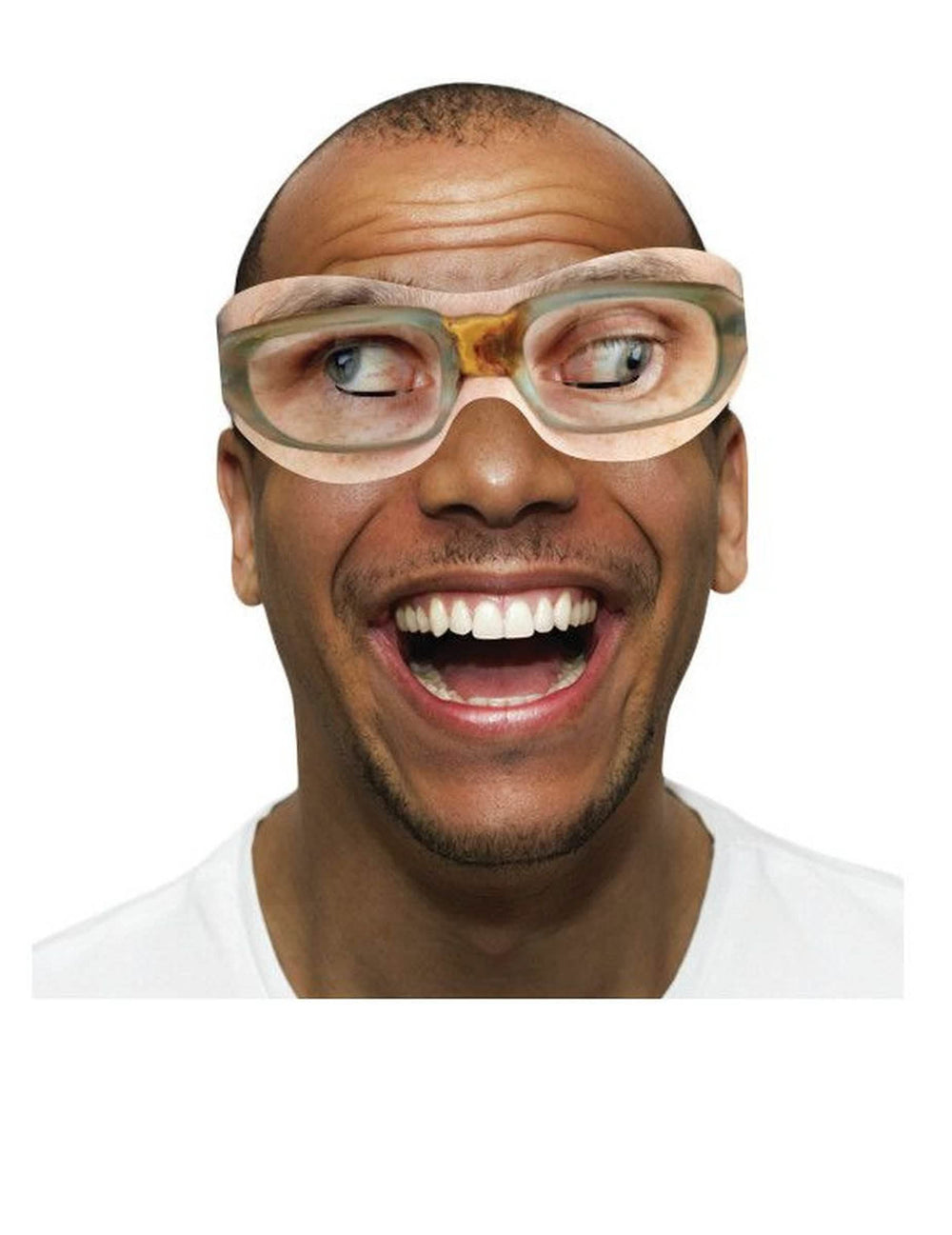 gafas de cartón Goggle Eyes para adulto con ojos saltones y bizcos